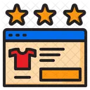 Online-Produktbewertung  Symbol