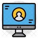 Online Profil Online Konto Computerprofil Symbol