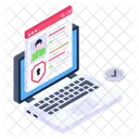 Sicherheit Sicheres Profil Online Profilsicherheit Biodatensicherheit Symbol