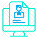 Cv Profile Resume Icon
