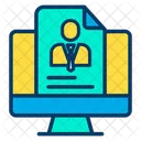 Online Profile  Icon