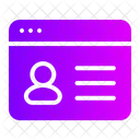 Online Profile  Icon