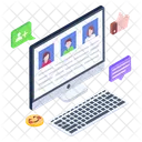Online Profiles  Icon