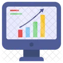 Online Progress Chart  Icon