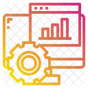 Monitor Website Graph Icon