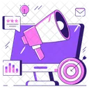 Online Promotion Online Marketing Online Advertising Icon