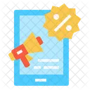 Online Marketing Megaphone Icon