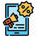 Online Marketing Megaphone Icon