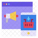 Website Megaphone Mobile Icon
