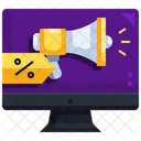 Online Promotion Megaphone Marketing Icon
