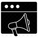 Online Promotion Online Publicity Online Advertising Icon