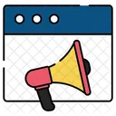 Online Promotion Online Publicity Online Advertising Icon