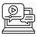 Online Promotion Video Promotion Digital Marketing Icon