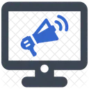 Internet Broadcast Communication Icon