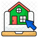 Online Property Online House Online Home Icon