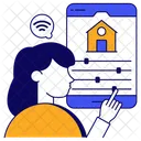 Online Property Online House Online Home Icon