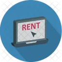 Online Property Laptop Rent Icon