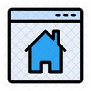 Online Property Online Webpage Icon