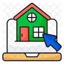 Online Property Online House Online Home Icon