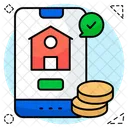 Online Property Online House Online Home Icon