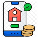 Online Property Online House Online Home Icon