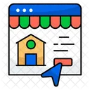 Online Property Online House Online Home Icon