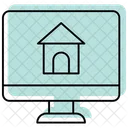 Online Property Color Shadow Thinline Icon Icon