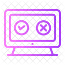 Online Pulling Online Voting Online Vote Icon