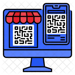 Online Qr Code  Icon