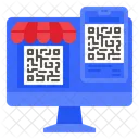 Online Qr Code Product Code Qr Code Icon