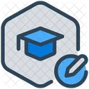 Online Education Qualification Icon