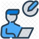 Online Education Qualification Icon