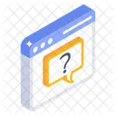 Question Online Query Faq Icon