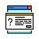 Online Question  Icon