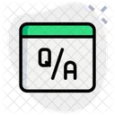 Online Question Answer  Icon