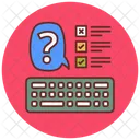 Online questionnaire  Icon