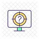 Questionnaire En Ligne Strategie Ordinateur Icône