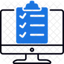 Online Questionnaire Survey Form Icon