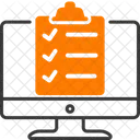 Online Questionnaire Survey Form Icon