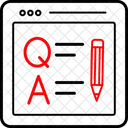 Online questionnaire  Icon