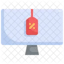Monitor Bildschirm Verkauf Symbol