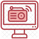 Online Radio  Icon