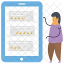 Online Rating  Icon