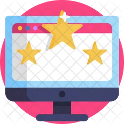 Online Rating Star  Icon