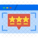 Online Rating Star  Icon