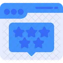 Online Rating Stars  Icon