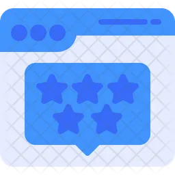 Online Rating Stars  Icon