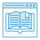 Reading Online Book Icon