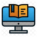 Digital Book Online Learning Study Symbol