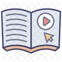 Online Reading Education Library Icon